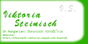 viktoria steinisch business card